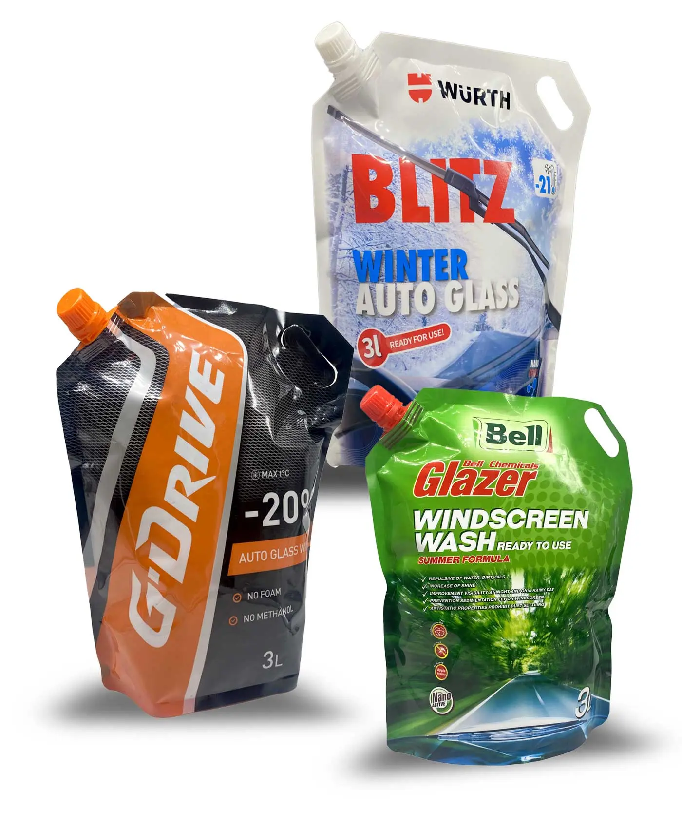 Ejemplos de bolsas Doypack con tapón